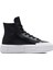 Chuck Taylor All Star Cruise Leather Kadın Platform Deri Günlük Ayakkabı A06143C Siyah 1