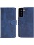 Cüzdan Kılıf Samsung Galaxy S21 Fe 5g Kickstand Için Tüm Yuvarlak Koruma (Yurt Dışından) 1