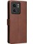 Motorola Kenar 40 5g Için Flip Case Yüksek Kalite Deri Klasik Düz Renk (Yurt Dışından) 4