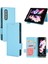 Samsung Galaxy Z Için Kılıf Fold 3 Cüzdan Kart Yuvaları Tutucu Yan Toka Pu (Yurt Dışından) 1