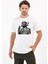 General Boğa Baskılı Yapay Zeka Tasarımı Penye Rahat Kalıp %100 Pamuk Erkek T-Shirt 1