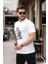 Kaplumbağa Kaykay Baskılı Yapay Zeka Tasarımı Penye Rahat Kalıp %100 Pamuk Erkek T-Shirt 2