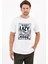 Not Lazy (Tembel) Baskılı Yapay Zeka Tasarımı Penye Rahat Kalıp %100 Pamuk Erkek T-Shirt 1