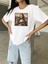 Mona Lisa Baskılı Yapay Zeka Tasarımı Ekolojik Penye Oversize %100 Pamuk Kadın T-Shirt 1