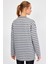 Alexandergardı Çizgili Oversize Sweatshirt (B23-00158) 5