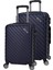 2'li Valiz Seti Orta Boy - Kabin Boy Pro Abs 1001 1