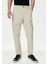 Saf Pamuklu Tapered Fit Kargo Pantolon 2