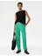 Tapered Fit Yüksek Bel Keten Pantolon 1