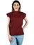Kadın Süprem Vatkalı Yarasa Kol T-Shirt 4