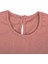 Çiçek Baskılı Kolu Büzgülü T-Shirt 3