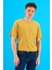 Erkek Breeze Hardal Bisiklet Yaka Regular Fit T-Shirt 1