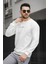 Balance Baskılı Slim Fit Likralı Sıfır Yaka Erkek Sweatshirt 3