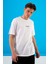 Erkek Vena Sports Baskılı Beyaz Bisiklet Yaka Regular Fit T-Shirt 2