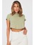 Kadın Maria Ada Çayı Crop T-Shirt 1