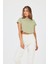 Kadın Maria Ada Çayı Crop T-Shirt 3