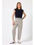 Kadın Stacy Buz Gri Slouchy Chino Pantolon (Lyocell) 3