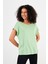Kadın Cindy Çağla Bisiklet Yaka Regular Fit Basic Modal T-Shirt (Lyocell) 1