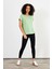 Kadın Cindy Çağla Bisiklet Yaka Regular Fit Basic Modal T-Shirt (Lyocell) 2