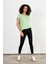 Kadın Cindy Çağla Bisiklet Yaka Regular Fit Basic Modal T-Shirt (Lyocell) 3