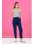 Kadın Marla Dark Blue Yüksek Bel Slouchy Jean Pantolon 3