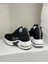 Guja 24Y300-3 Kadın Gizli Dolgu Yüksek Air Tabanlı Örme Sneaker Spor Taşlı Ayakkabı 5