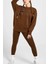 Air Fleece Crew Sweatshirt Brown Oversize Sweatshirt Kahverengi 1