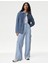 Wide Leg Keten Kargo Pantolon 1