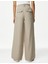 Wide Leg Saf Keten Pantolon 3