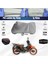 Ultra Shop Arora Smart 50 x Motosiklet Branda Top Case Çanta Uyumlu Su Geçirmez Motor Branda 1