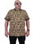 Mocgrande Erkek Büyük Beden Polo Yaka T-Shirt Hawai 24455 Askeri Yeşil 1