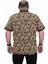 Mocgrande Erkek Büyük Beden Polo Yaka T-Shirt Hawai 24455 Askeri Yeşil 2
