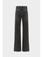 High Waist Wed Leg Kar Yıkama Geniş Paça Dikişsiz Jean 3