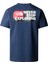 The North Face Lacivert Erkek Bisiklet Yaka Baskılı T-Shirt NF0A89538K21_M S/s Nse Graphıc Tee 5