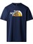 Lacivert Erkek Bisiklet Yaka Standart Fit Baskılı T-Shirt NF0A894X8K21_M Bıner Graphıc 1 Tee 1