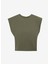 Bisiklet Yaka Düz Haki Kadın T-Shirt Spbf4Sl-Tst5577 1
