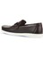 Kahverengi Deri Erkek Loafer 21MA84 4