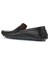 Siyah Flotter Deri Erkek Loafer 21MA02 4