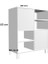 Square Çok Amaçlı DOLAP, Mdf,çocuk Dolabı,mutfak Dolabı,banyo Dolabı 3