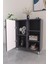 3 Raflı Tek Kapak Minimal Shape Çok Amaçlı Dolabı Mutfak Kiler Banyo Balkon Erzak Dolabı 2