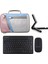 Apple iPad Air 13 2024 Uyumlu Tablet Çanta+Türkçe Bluetooth Klavye +Mouse+ Standı - Pembe AL4382 1
