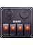 Switch Panel 4 Anahtarlı Şarj - USB Soketli 12-24V Kontrol Paneli Kırmızı 2