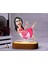 Kişiye Özel Kadın Karikatürlü Dekoratif 3D Biblo LED Işıklı Gece Lambası-3, Sevgiliye Hediye, Arkadaşa Hediye, Doğum Günü Hediyesi 3