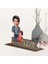 Kişiye Özel 3D Kabartma Isimli Baba-Oğul Karikatürlü Ahşap Biblo-6, Babaya Hediye, Babalar Günü Hediyeleri 2