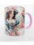 Mugs And Love Old Time LADY30 Vintage Baskı Büyük Boy Kupa 3