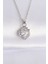 316L Çelik Zincir Gümüş Renk Zirkon Taşlı Rapunzel Kolye - EBJ240601W24668 1