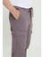 Comfort Fit Rahat Kesim Pamuklu Esnek Yan Cepli Kargo Pantolon 4