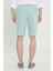 Comfort Fit Rahat Kesim Yan Cepli Keten Şort 4