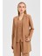 Yelek Ceket Pantolon Takım Camel 2