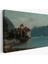 Gustave Courbet - Cenevre Gölü'ndeki Chillon Kalesi TABLO-7094 1