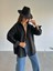 Classy Model Oversize Gömlek Siyah 3
